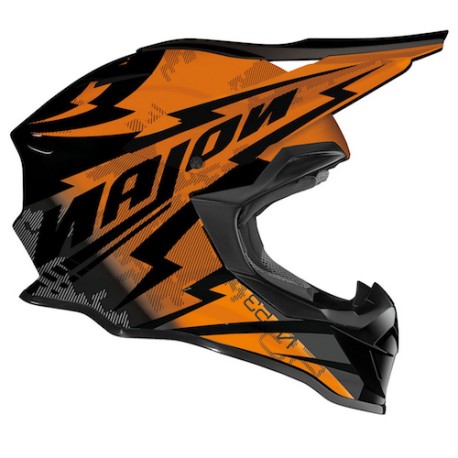 Casco Nolan N53 Comp XS negro/naranja Cross