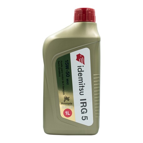 Aceite para motocicleta 4t-1L IRG5 semisintetico 15W50 Idemitsu