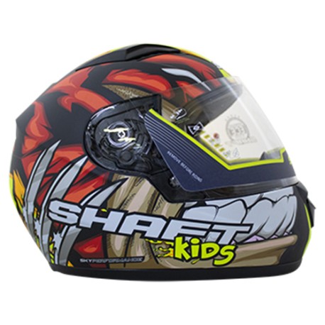 Casco Shaft 529-6 weapon X rojo matte jr S