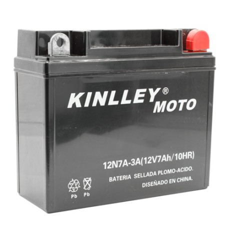 Bateria para motocicleta 12N7A-3A Kinlley