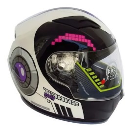 Casco Shaft SH529-9 infantil Robot boy fushia neon S