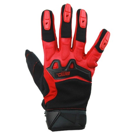 Guantes motocicleta BMD textil completo MS-2018-03  M rojo Benotto