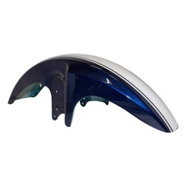 Salpicadera delantera para motocicleta azul blanco FT125 TS