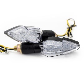 Direccionales negro par de led modelo 1042 Kinlley