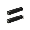 Puños de aluminio y plastico negro