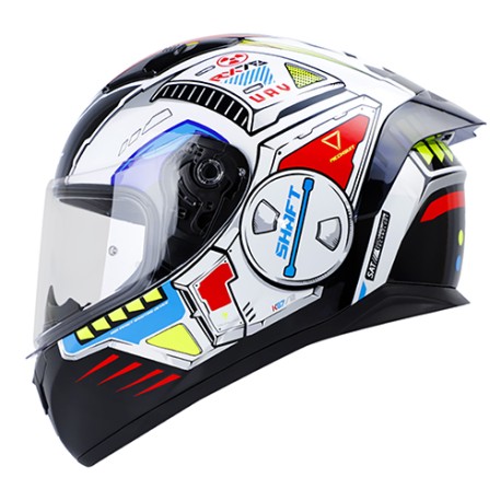 Casco Shaft  Integral SH582-SP Blanco/Azul Talla L