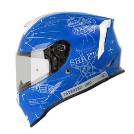 Casco Shaft  Integral SH551 Azul/Gris Talla M