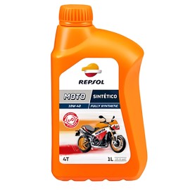 Aceite para motocicleta 4T 10w40 moto sintetico 1L Repsol