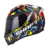 Casco Integral para motocicleta SH562 Shaman Evo Negro Matte/Rojo Talla XL