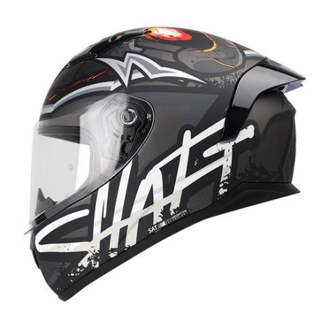 Casco Integral para motocicleta SH582-SP Monsty Negro Matte/Gris Talla L