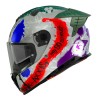 Casco integral para motocicleta Axxis Hawk Sick Joker gris Talla M