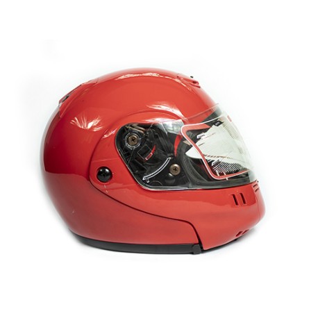 Casco Kinlley K301 rojo L abatible