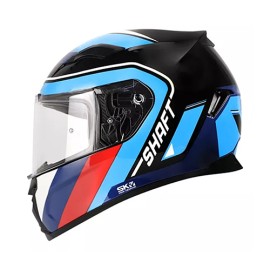 Casco integral para motocicleta Shaft SH591 Paralel Negro/Blanco Talla L