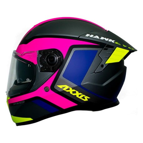 Casco Integral para motocicleta Axxis Hawk Spiffy C8 Rosa Matte Talla M