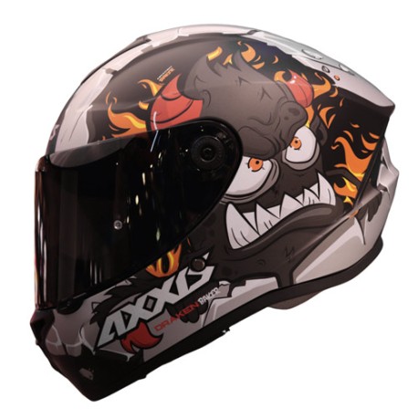 Casco integral para motocicleta Axxis Draken Baker Negro Matte Talla L