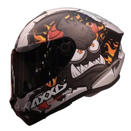 Casco integral para motocicleta Axxis Draken Baker Negro Matte Talla XL
