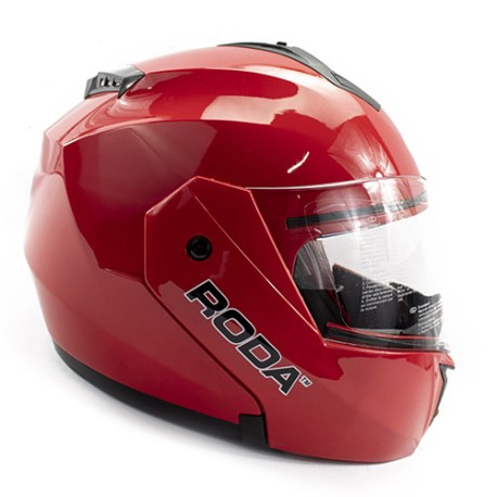 Casco para motocicleta Roda Revenge rojo G abatible