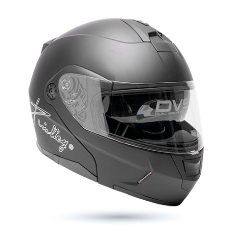 Casco Kinlley Helmet A119 negro mate abatible M